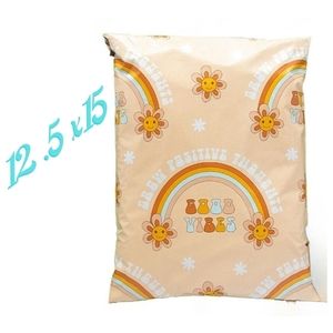 12.5x15 NEW Groovy Rainbow poly Mailers